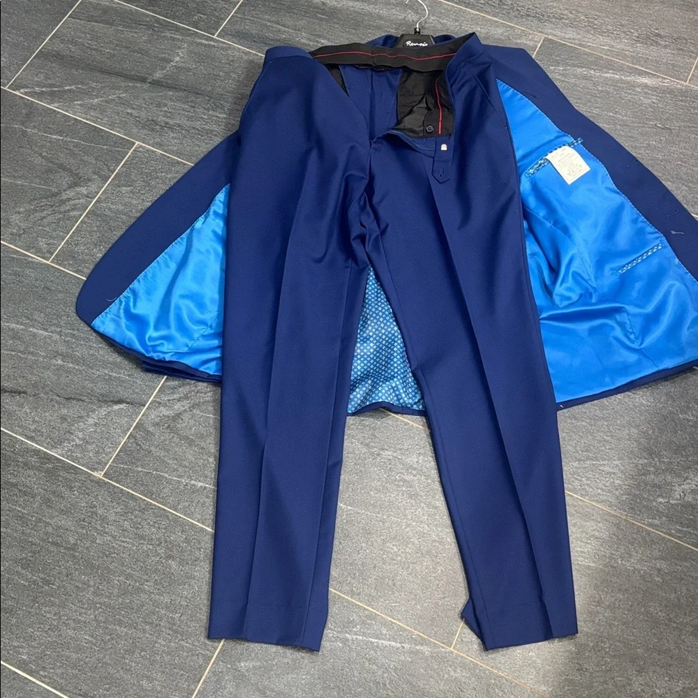 Renoir Blue Men's Suit L46/40